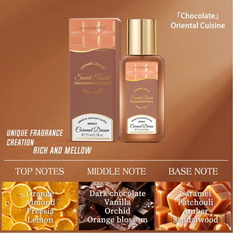 Cream Pancake Perfume Arab Brand Long-lasting Fragrance Fresh Floral Fruity Gourmet Tune Elegant Charm Neutral Eau De Toilette