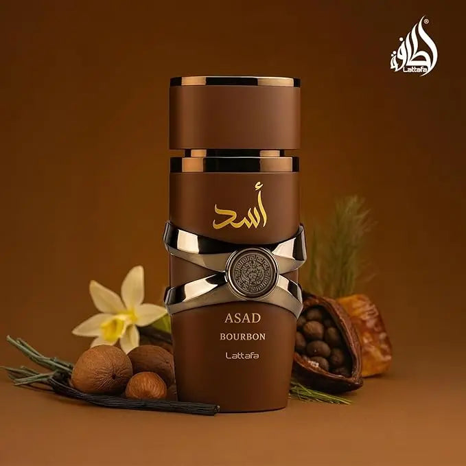 Lattafa Asad Bourbon Eau De Parfum Spray Pheromone fragrance Arabian