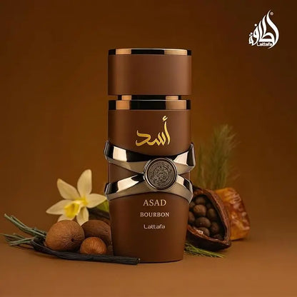 Lattafa Asad Bourbon Eau De Parfum Spray Pheromone fragrance Arabian