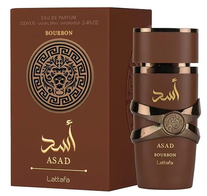 Lattafa Asad Bourbon Eau De Parfum Spray Pheromone fragrance Arabian