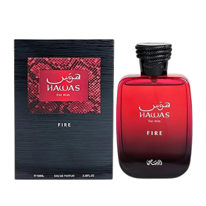 100ML Hawas Ice for Men Eau de Parfum Spray Original Arabian Perfume Men's Perfume Premium Arabian Long Lasting Fragrance