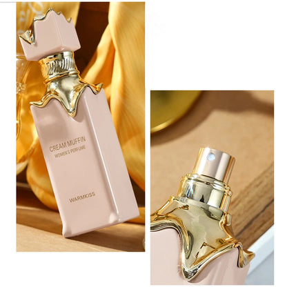Luxury Cream Muffin Perfume Spray,Arab Dubai Men Women Scent,Strawberry/Grape/Caramel/Milk/Musk/Vanilla Fruity Fragrance Mist